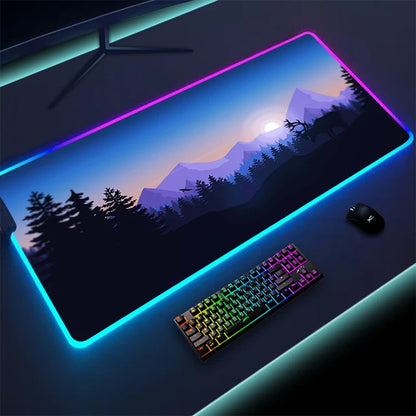 Luminous LED Lighting Mouse Pad